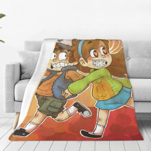 Gravity Falls -söpö anime-peitto, superpehmeä ja kevyt, kodikas flanelli, yhteensopiva sängyn ja sohvan koristelun kanssa, kaikkiin