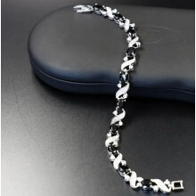 Exquisites, glänzendes Zirkon-Armband in Tennisballform für Damen, modischer Abendschmuck, Partyschmuck, Geschenk für Mädchen, LJQ