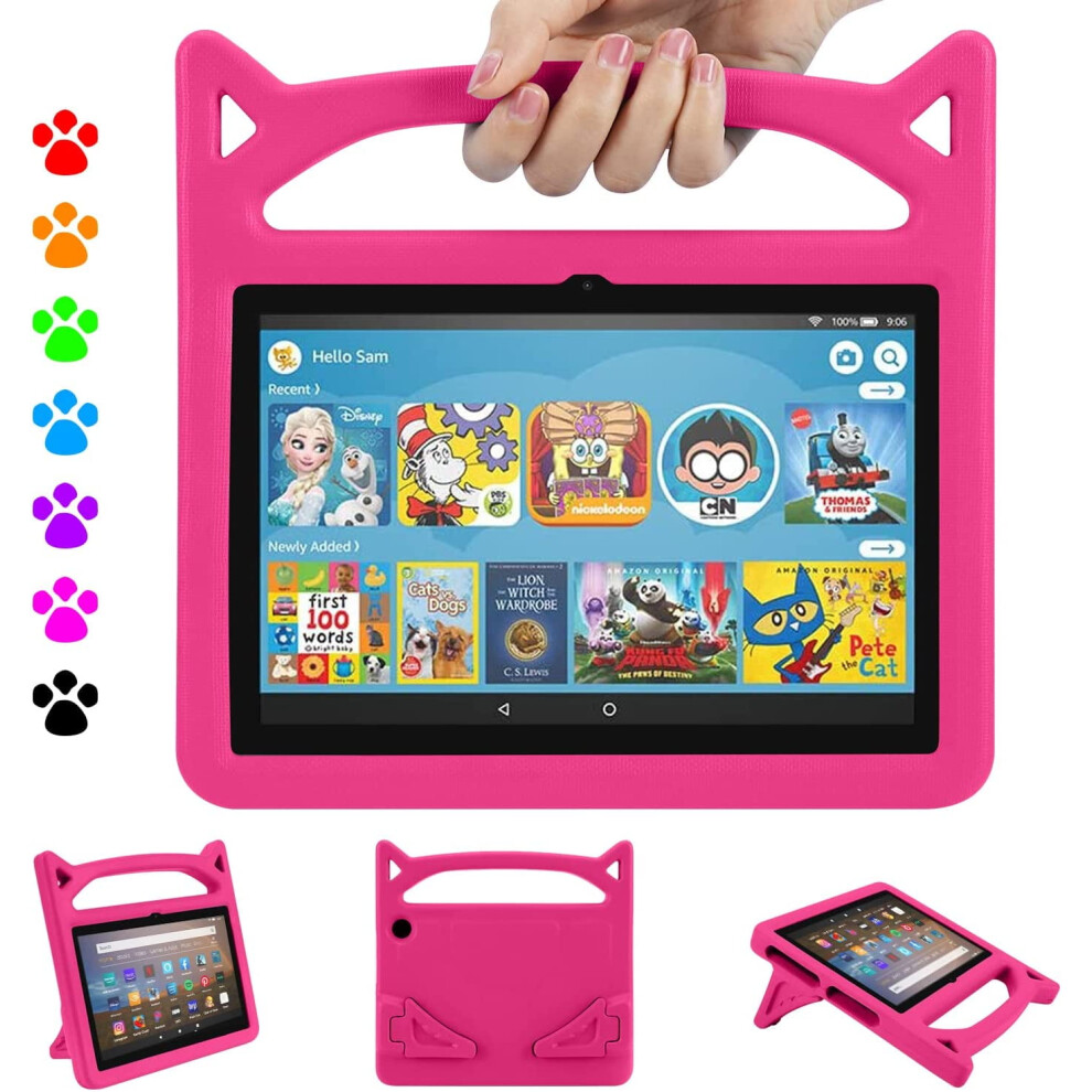 Fire Hd 8 Tablet Case, Kindle Fire Hd 8 & 8 Plus Tablet Case For Kids (2020 Release,10Th Generation), Light 9773935835962