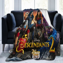 Manta Descendientes, manta de microfibra ultrasuave para sofá, cama, 40" x 30".