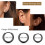 Jstyle Sensitive Ears 20G Σκουλαρίκια κρίκοι από ανοξείδωτο ατσάλι για γυναίκες άνδρες 4