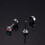 Jstyle Sensitive Ears 20G Σκουλαρίκια κρίκοι από ανοξείδωτο ατσάλι για γυναίκες άνδρες 7