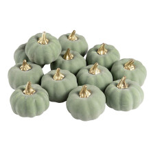 Margaí Oíche Shamhna XIUH! 12 phíosa Pumpkin Saorga Maisiúcháin Fómhair Pumpkin le haghaidh Maisiúcháin Fómhair Lá an Bhuíochais Oíche