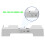 Multifunctioneel oplaadstation met snellaadfunctie, standaard, controller, oplader, bureaubasis, wit ABS 5