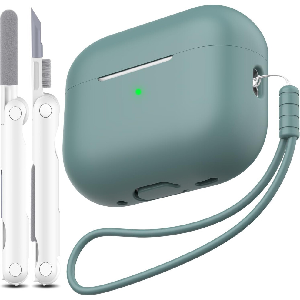 For Compatible With Airpods Pro 2Nd Generation Case Cover, Military Grade Anti-Fall Soft Silicone Shock-Absorbing For Compatible With Airpods 9773935952317