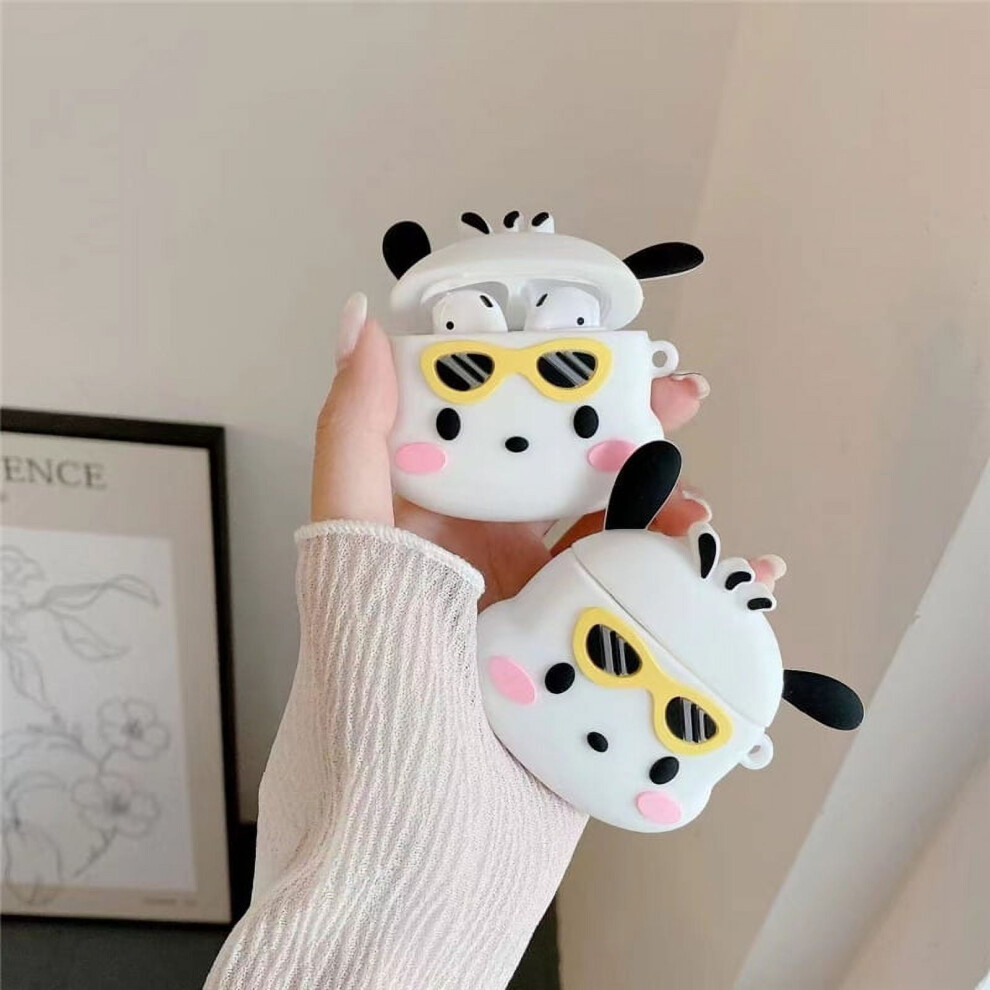 Miniso Sanrio Pochacco Earphone Cover Compatible With Apple Airpods 1 2 3 & Airpods Pro Wireless Headphone Case 9773935952324
