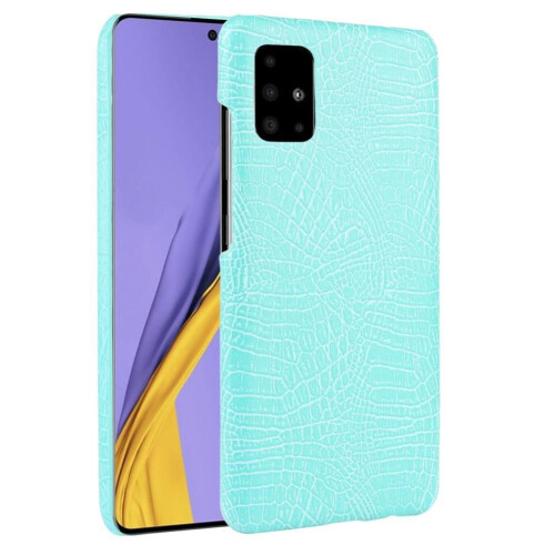 Capa clássica e elegante compatível com Samsung Galaxy A71 5G. Design clássico em couro de crocodilo, capa protetora resistente a arranhões.