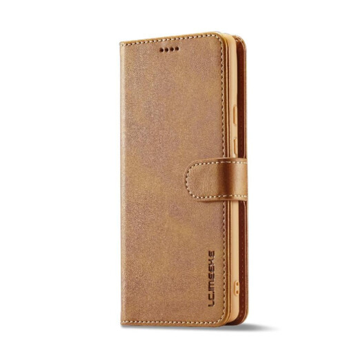 Capa para Google Pixel 8 Pro em couro texturizado de bezerro, com aba horizontal, compartimentos para cartões e suporte. 1