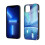 Capa para celular com estampa de pinguins sob a aurora boreal, compatível com iPhone 14, capa de TPU para celular com câmera dupla. 2