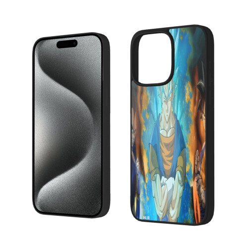 Capa para celular Dragon Ball compatível com iPhone 15, proteção contra quedas, capa protetora para câmera dupla compatível com iPhone 15 Pro. 1