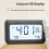 Ρολόι Jacenvly Black Tech 170 LCD: Ημερομηνία, Θερμοκρασία, 3 ξυπνητήρια, Νυχτερινό φως, 5