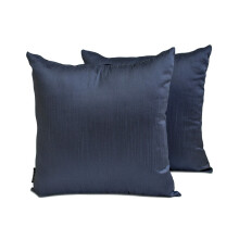 HomeCentric - Federa decorativa per cuscino lombare, blu notte, confezione da 2, 30x40 cm, compatibile con l'arredamento moderno.