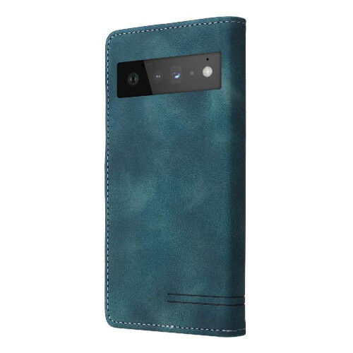 Capa Flip para Google Pixel 6, capa carteira de couro resistente a impactos, estilo clássico e elegante. 1