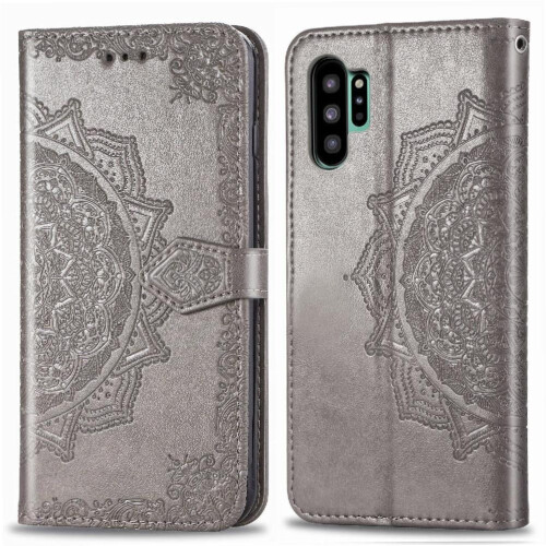 Capa compatível com Samsung Note10 Pro, modelo simples para negócios, em couro sintético, resistente a impactos, com estampa requintada e design 1