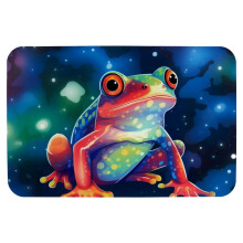 Tapete de Banho Star Frog em Espuma Viscoelástica, 40x60cm, Lavável à Máquina, Antiderrapante, Secagem Rápida, Macio e Superabsorvente -