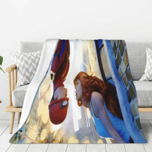 Spider-Man fleece-teppe supermykt og koselig kasteteppe, barnesengeteppe - supermykt 80"x60"