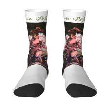 Chaussettes unisexes à imprimé 3D amusant Melanie Martinez, chaussettes habillées à motifs amusants pour garçons, adolescents et adultes,