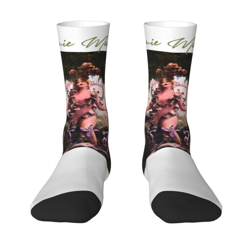 Melanie Martinez Unisex Αστεία Κάλτσες με Τρισδιάστατη Εκτύπωση, Ανδρικές Διασκεδαστικές