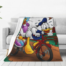 Daisy Duck-teppe for menn og kvinner, supermyk fluffy fleece, koselig varmt pledd til sofa, seng, reise, gave til hele året 200 x 150 cm