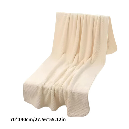 Πετσέτες μπάνιου Wzzjkit Cotton 28x55in, πολύ μεγάλες, απαλές και απορροφητικές, ριγέ 1