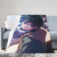 Coperta My Hero Academia Hotel, coperta anime per letto, coperta per divano, coperta in pile ultra morbida per camera da letto e soggiorno, 60x50