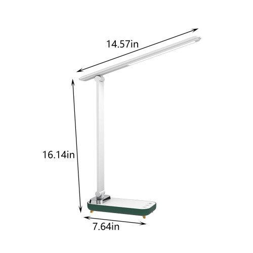 Επιτραπέζιο φωτιστικό LED Lmueinov15W με ασύρματη φόρτιση, πτυσσόμενο και 2