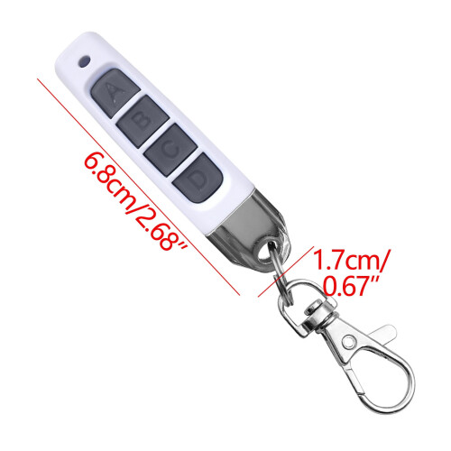 Cailmei433Copie de télécommande, clone de clé, clé de porte de garage, duplicateur de télécommande 4 en 1 A 1