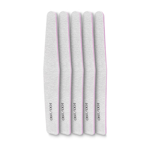 Nail Buffer Block Set for Smooth Nail Surface and Improved Gel Adhesion, 5pcs Colored Double Sided