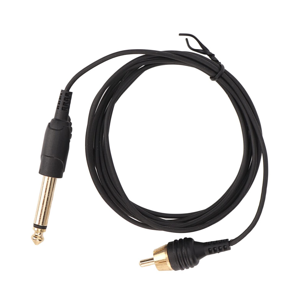 Tattoo Clip Cord 6.2FT Durable PVC Power Cable for Coil Tattoo Machine Stable Copper Conductor