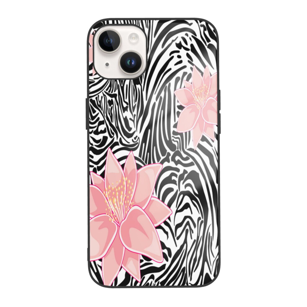 Zebra Skin Print Tpu Phone Case Compatible With Iphone 14, Dual Camera Decorative Animal Pattern Cell Cover 9418476320088