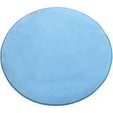 Children Teepee 40 inch Round Rug Circular Rug Kids Tent Fleece Coral mat (Light Blue 100cm)