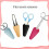 Étui en cuir pour ciseaux, protection pour ciseaux de couture (12 pièces colorées) 3
