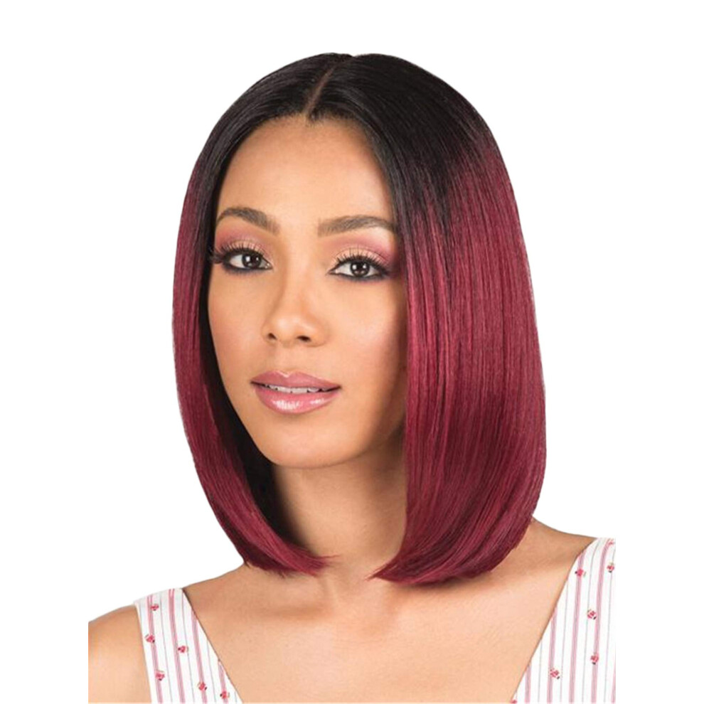 Unisex Brown Light Lace Front Wavy Wig Ombre Ash Blonde Synthetic, Heattolerant, Lightweight