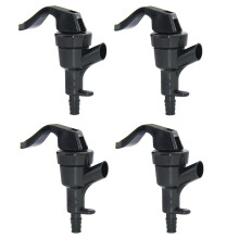 4 Pack Home Brew Keg Tap Faucets with Durable Plastic Picnic Spigot and Easy Clean Design