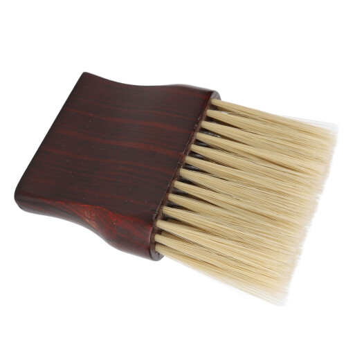Professional Neck Duster Brush with Solid Wood Handle, 14x9.5cm 2