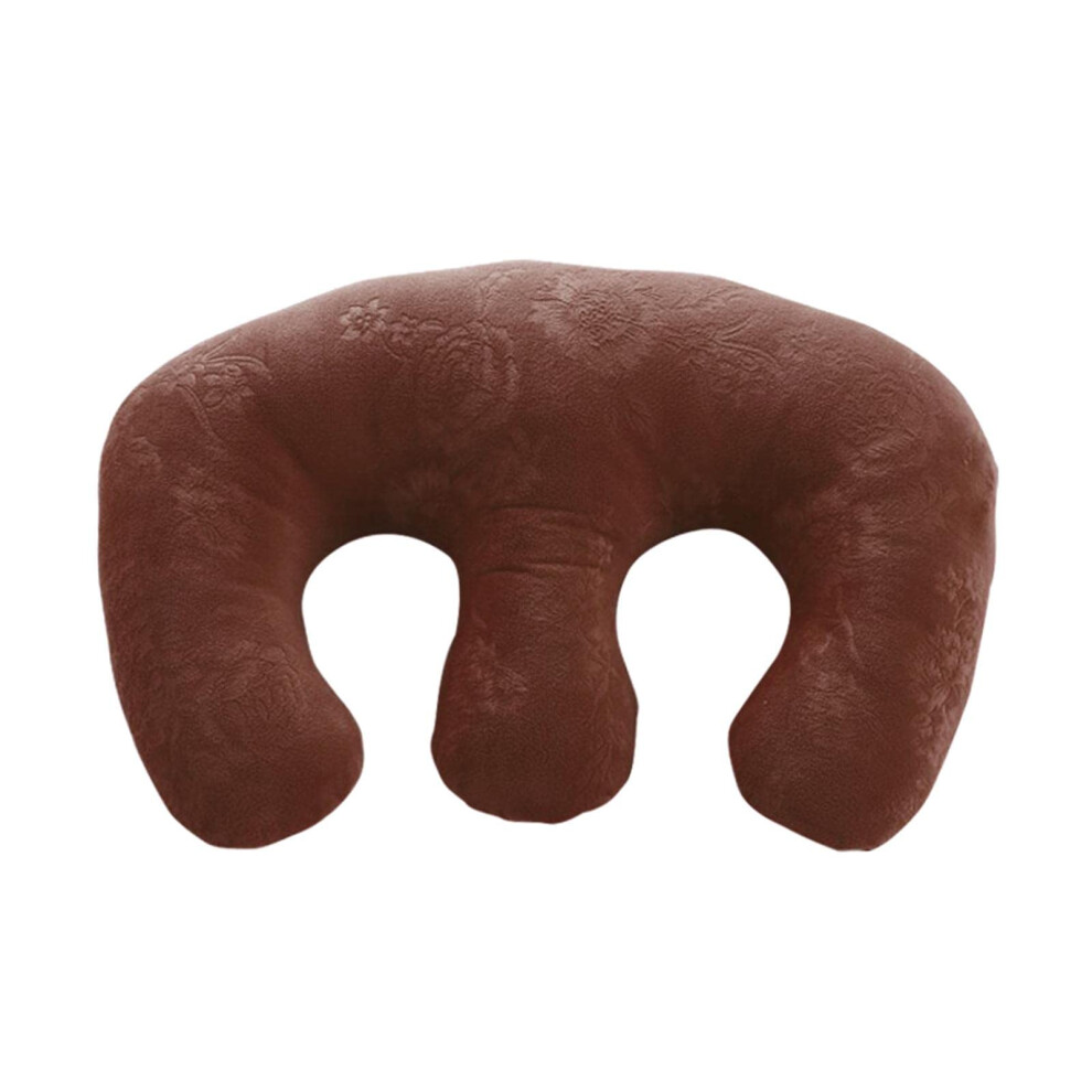 Breastfeeding Support Pillow with Detachable Washable Chest Cushion for Home and Travel