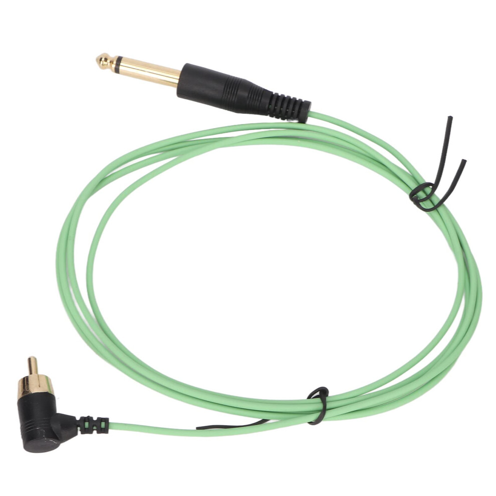 Green Tattoo Clip Cord 5.9Ft 2Pcs With Stable Electrical Connection For Professional Tattoo Artists