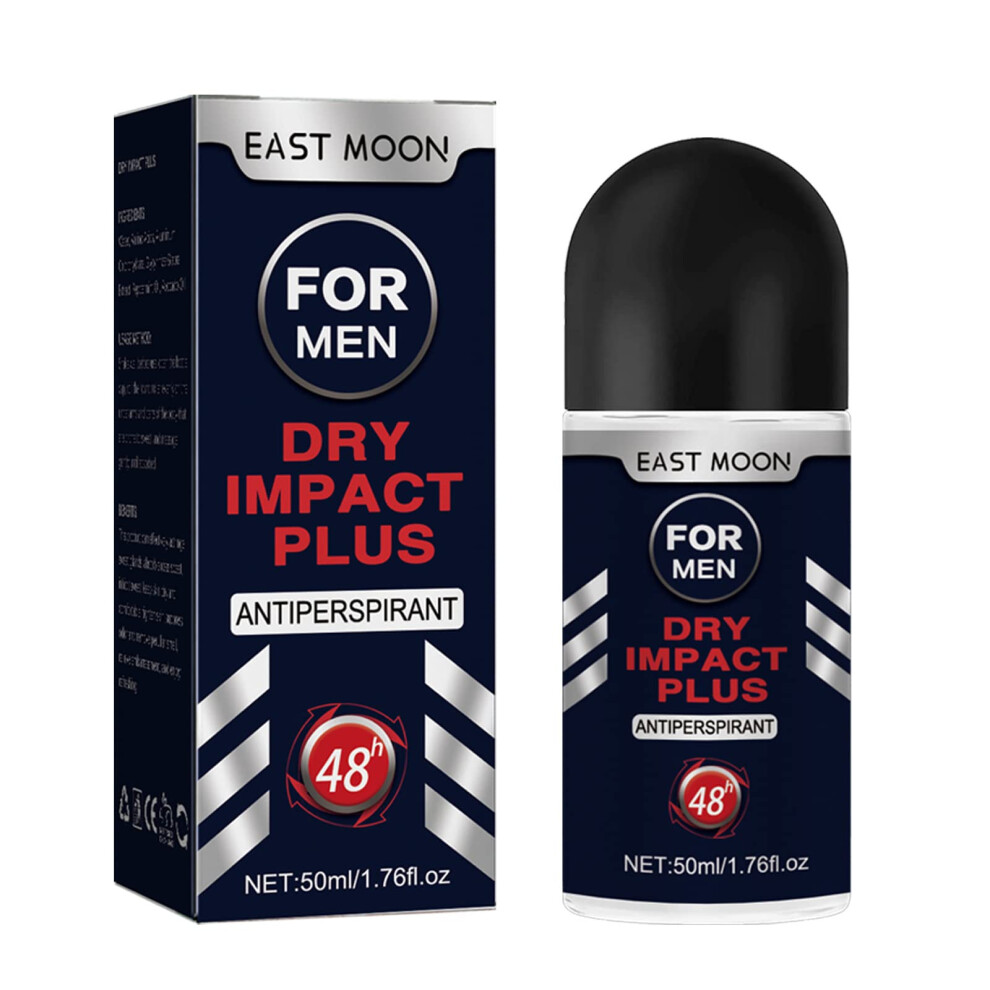 Men's Antiperspirant Deodorant 50ml 3 Pack, Sweat Odor Control, Longlasting Cool Scent, Clear Nonstaining Formula