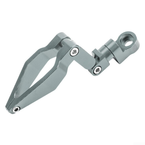 Adjustable Motorcycle Brake Line Clamp  Foldable Rotatable Titanium Cable Organizer, Universal Fit