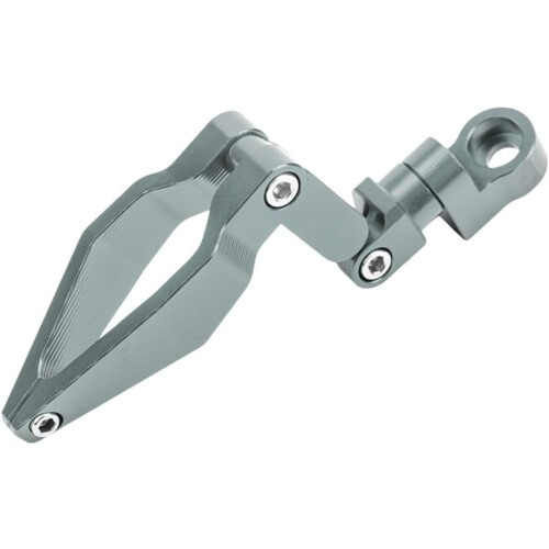 Adjustable Motorcycle Brake Line Clamp  Foldable Rotatable Titanium Cable Organizer, Universal Fit 2