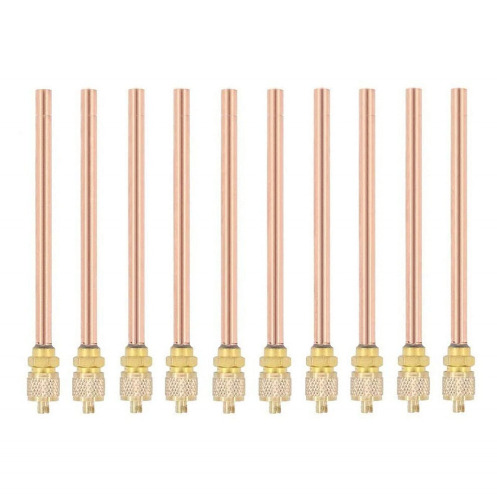 Hvac Service Access Valve Kit Copper Refrigeration Charging For Ac And Car 10Pcs 9099447009371
