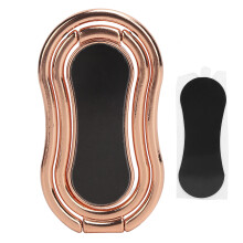 Supporto girevole pieghevole per smartphone, supporto ad anello in metallo pieghevole con rotazione a 360 compatibile con iPhone, Samsung e tutti