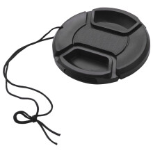 58Mm Lens Cap With Lens Cap Leash Hole Bundle For Dslr Cameras For (58Mm)- 4 Pack