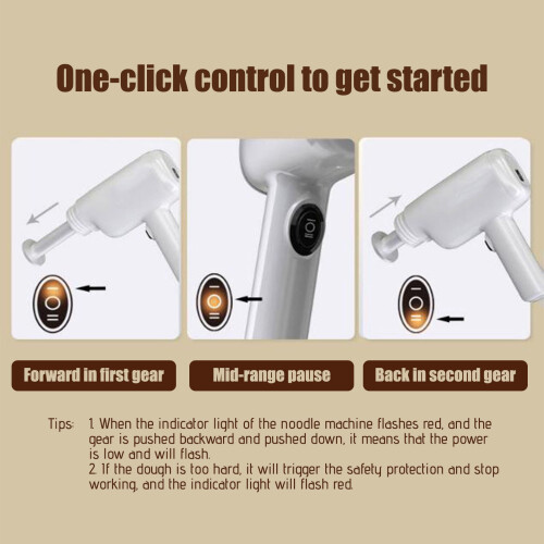 Electric Pasta Maker Portable Handheld Automatic Noodle & Ramen Machine - Yonrjhukm 1
