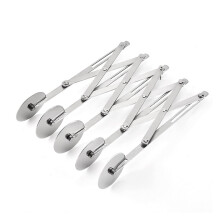 Adjustable Stainless Steel Pizza Cutter 3/5/7 Wheel Dough Divider for Pastry Pasta and Bakery