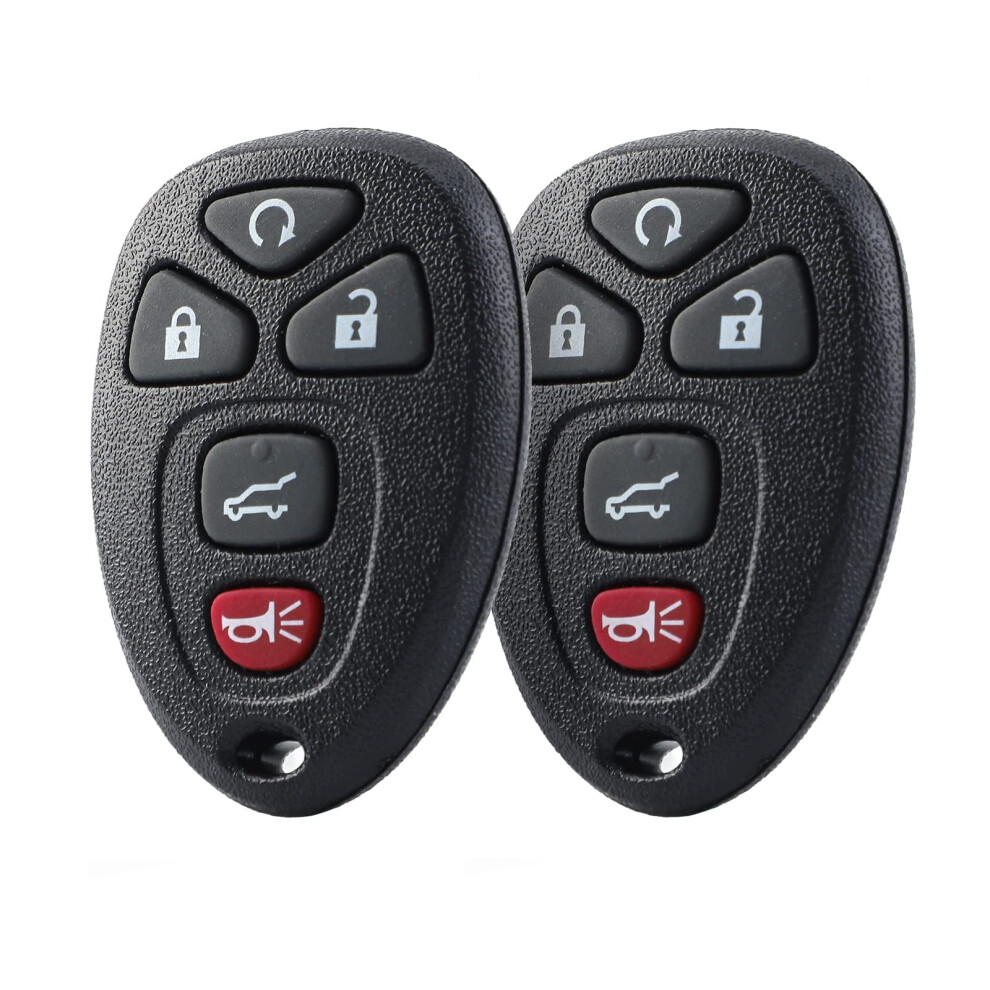 5 Button Key Fob Replacement, Compatible With Ouc60270 Ouc60221, Fits Chevy Suburban Tahoe Traverse Cadillac Escalade Srx Gmc Acadia Yukon Buick 9450273662114