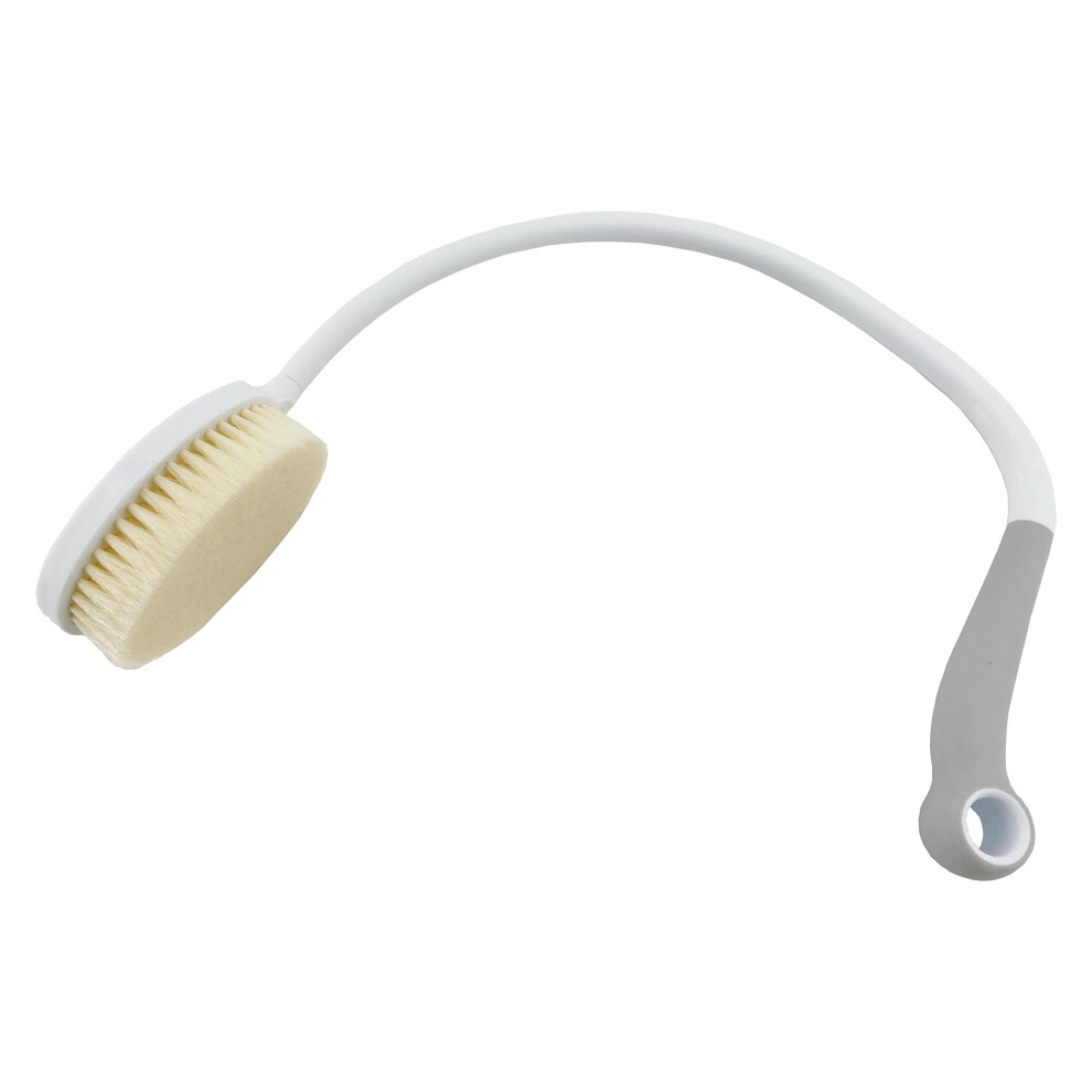 Back Scrubber with UShaped Long Handle, Ergonomic Shower Back Brush for Elderly and Hard to Reach Areas
