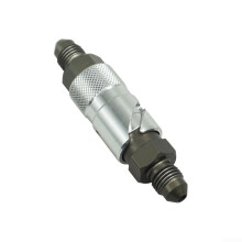 Motorcycle Brake Cable Fitting AN3 Hydraulic Quick Release CNC Aluminum Oil Line Connector Silver