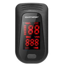 Hartslagmeter, pulsoximeter, zuurstofsaturatie in het bloed (SpO2), perfusie-index, realtime metingen, nauwkeurige resultaten, klein, lichtgewicht,