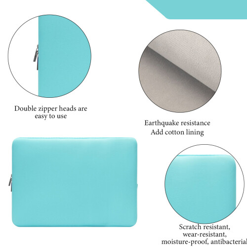 Capa protetora para notebook de 11 a 15,6 polegadas, com compartimento interno e design acolchoado e espesso. Possui fecho duplo M. 1